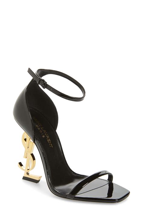 ysl balck heels|ysl heels black opyum.